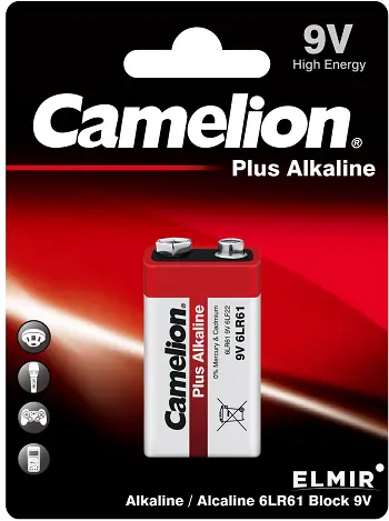 [460.11.11.09.16] Camelion Plus alkaline battery 6LR61-BP1