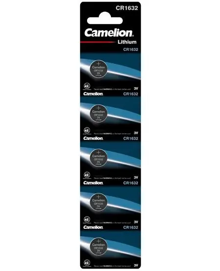 [460.11.14.32.36] بطاريات كماليون دائري 5حبة الشريط  CR1632-BP5