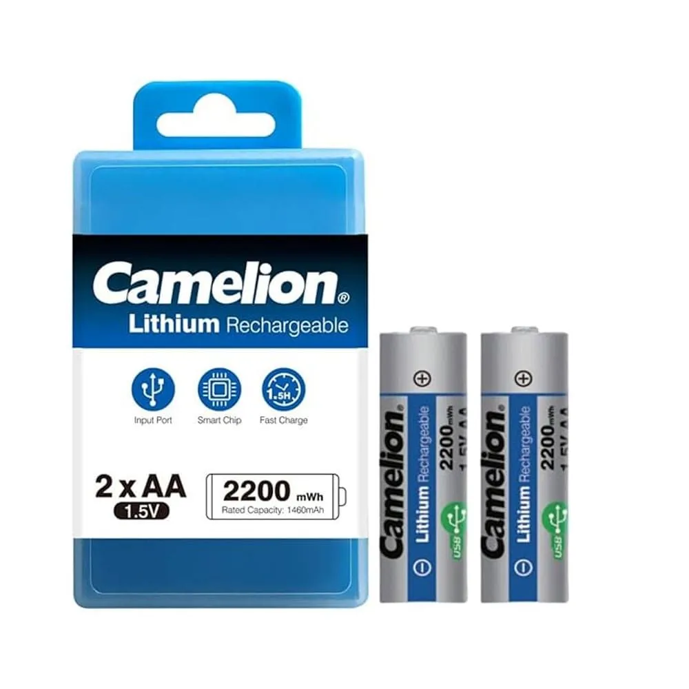 بطاريات كماليون لثيوم شحن كشاف UB-AA2200-PBH2